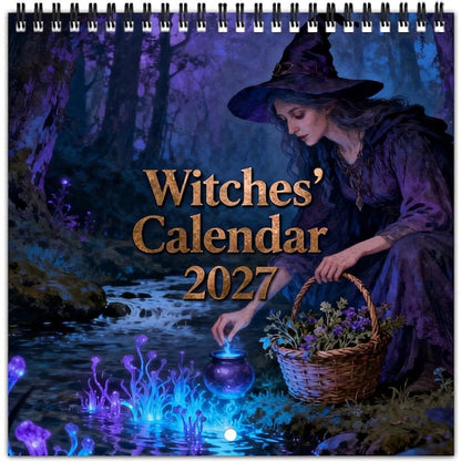Mystical Witches Calendar 2027 🌙 12 Months of Enchanting Witch Artwork