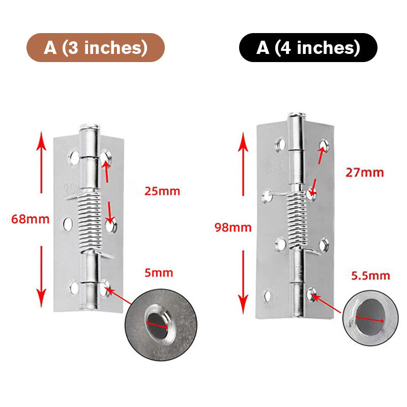 Stainless Steel Spring Self-Closing Door Hinge