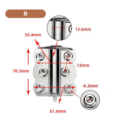 Stainless Steel Spring Self-Closing Door Hinge