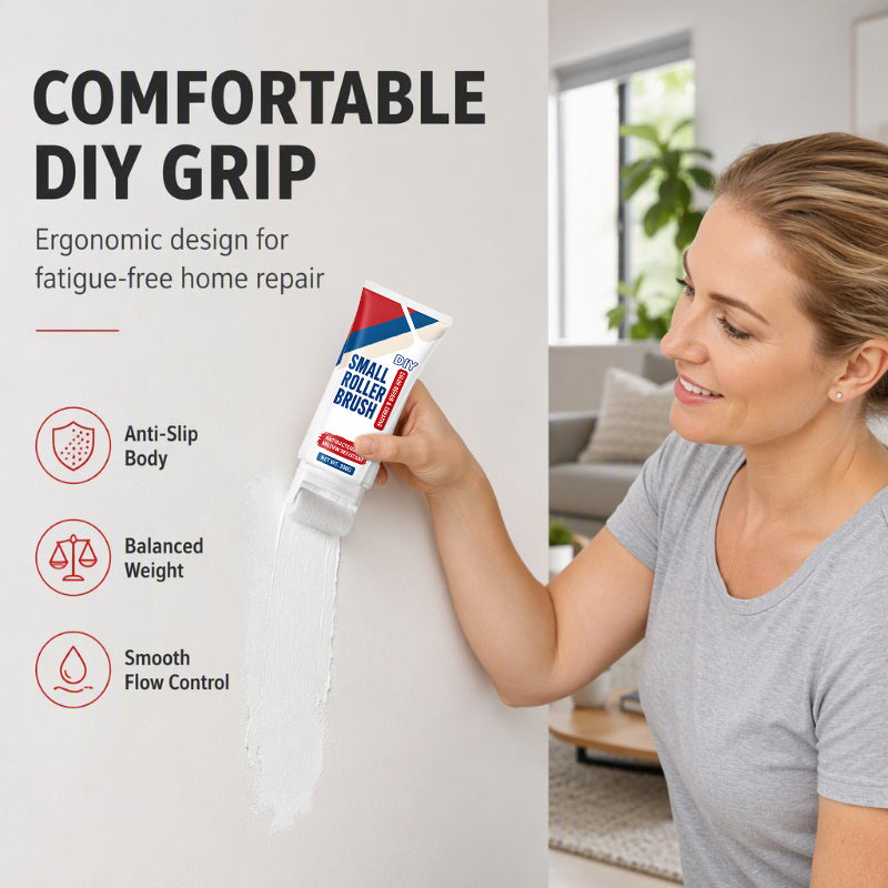 🧱🖌️✨Waterproof Wall Repair Paste with Integrated Small Roller Brush