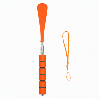 Telescopic Stainless Steel Long-Handle Shoe Horn