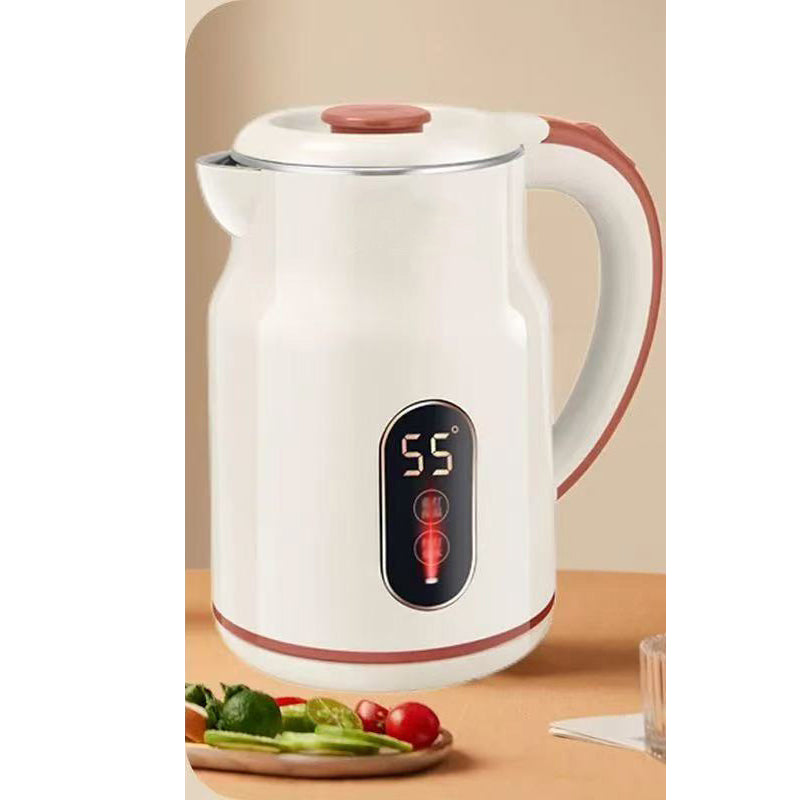 🥳2026 HOT SALE🥳💞50K+ SOLD! ☕🔥 50% OFF! Smart Electric Kettle – 3L, 1500W fast boil, 55°C keep warm, temp display & cool-touch. Family-size convenience! 🛡️✅