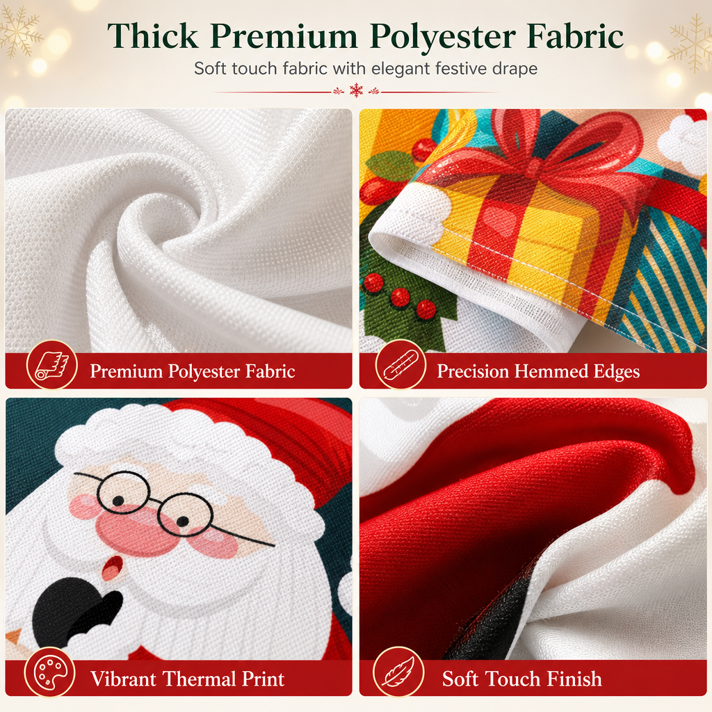 🎄Christmas Door Cover | Festive Holiday Front Door Decor for Xmas Home & Party
