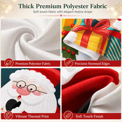 🎄Christmas Door Cover | Festive Holiday Front Door Decor for Xmas Home & Party