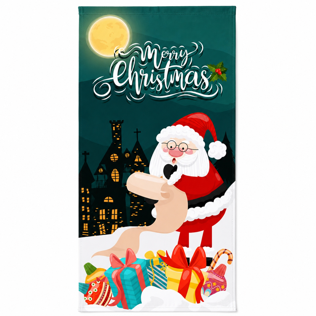 🎄Christmas Door Cover | Festive Holiday Front Door Decor for Xmas Home & Party