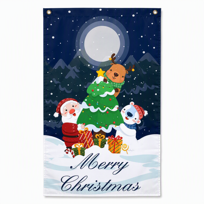 🎄Christmas Door Cover | Festive Holiday Front Door Decor for Xmas Home & Party