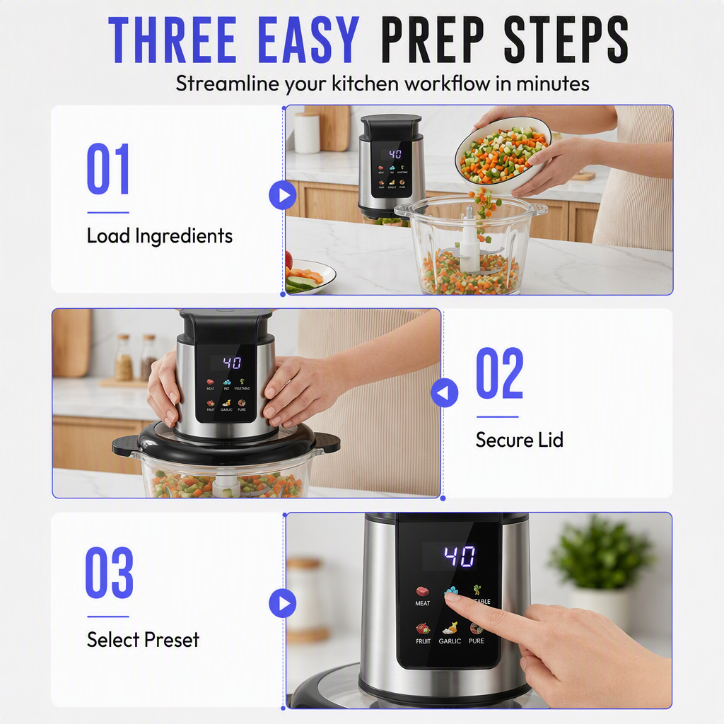 Electric Meat Grinder and Food Mincer