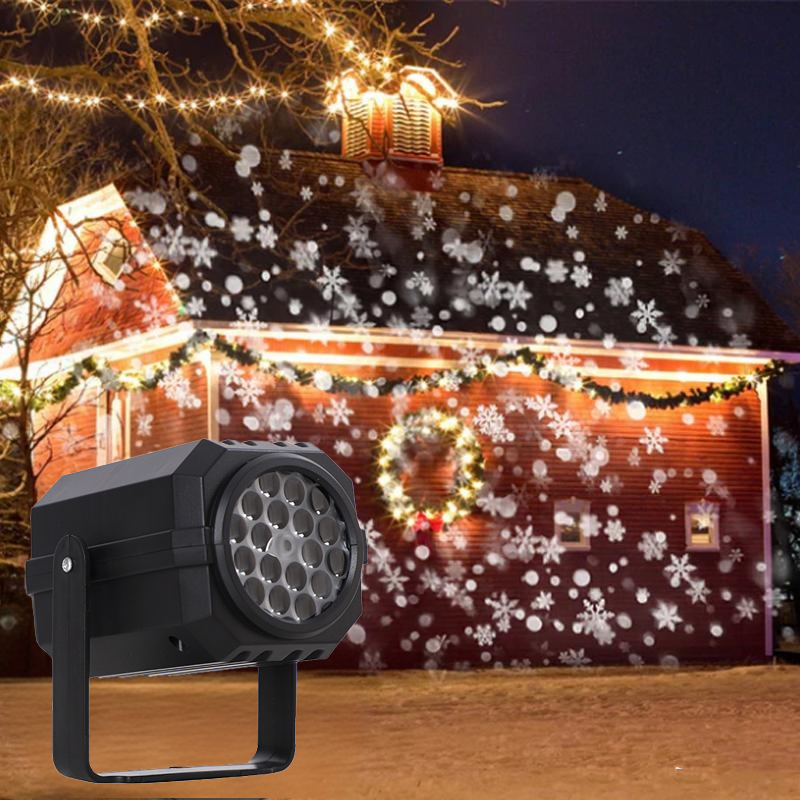 ⏳Time-Limited Special⏰ Rotating LED Christmas Pattern Projector Light – Dynamic, Plug & Play, Wide Projection ❄️
