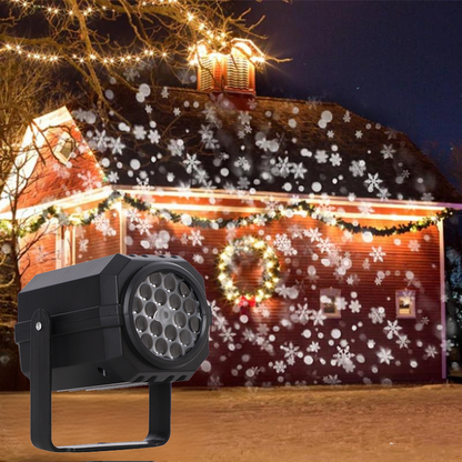 ⏳Time-Limited Special⏰ Rotating LED Christmas Pattern Projector Light – Dynamic, Plug & Play, Wide Projection ❄️