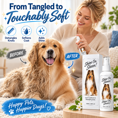 🐾 Pet Coat Detangling and Conditioning Spray