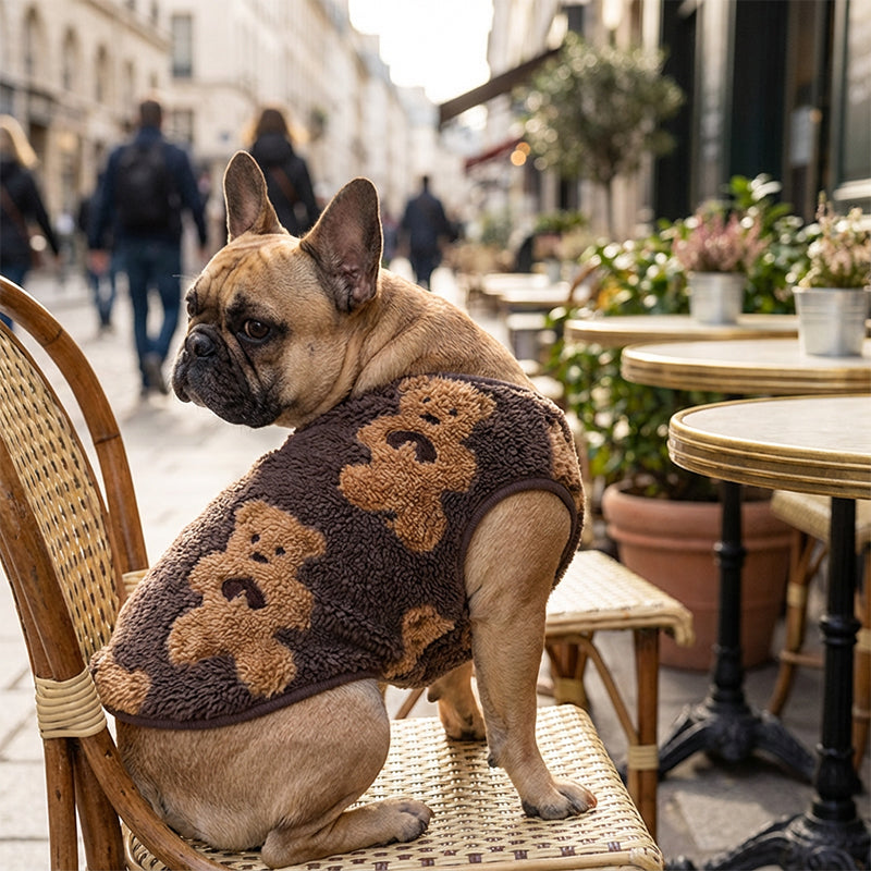 Cute Plush-Lined Pet Vest