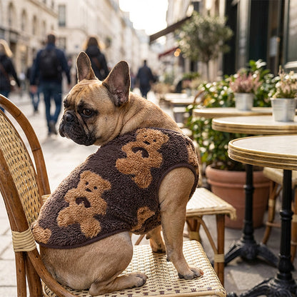 Cute Plush-Lined Pet Vest