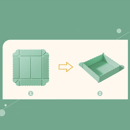 Magnetic Silicone Trivet 🍳🧲 | Foldable Pot Mat & Small Kitchen Tray