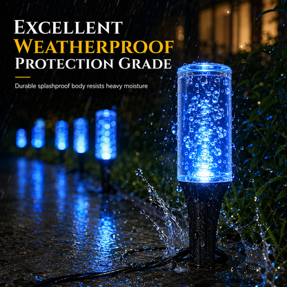 ⏳ Tijdelijke aanbieding⏳ Kristalvormige zonnepadverlichting met schemersensor en IP65, keuze uit 20 of 30 lampjes