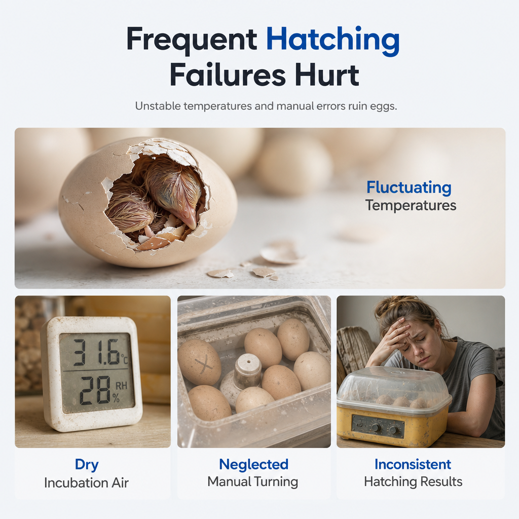 🥳2026 HOT SALE🥳💞50K+ SOLD! 🥚🐣 50% OFF! USB Automatic Egg Incubator – auto egg turning, even heat circulation, quiet & clear view. Hatch chicks, ducks & quails at home! 🛡️✅