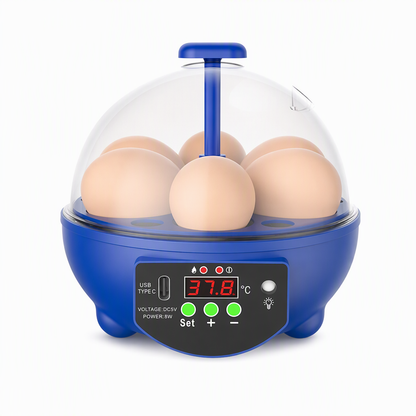 🥳2026 HOT SALE🥳💞50K+ SOLD! 🥚🐣 50% OFF! USB Automatic Egg Incubator – auto egg turning, even heat circulation, quiet & clear view. Hatch chicks, ducks & quails at home! 🛡️✅