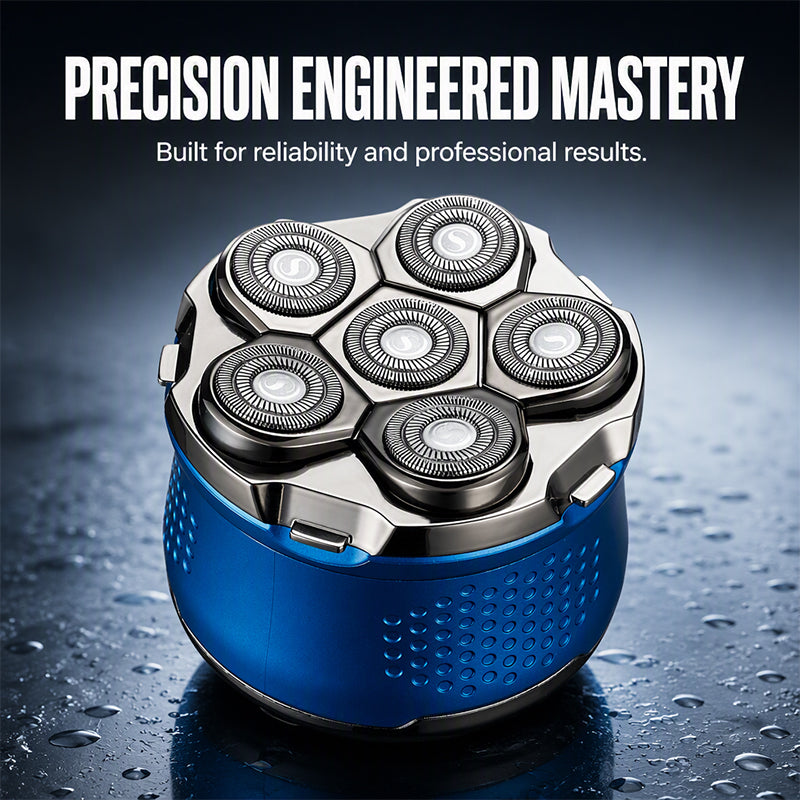 6-Blade Electric Head Shaver