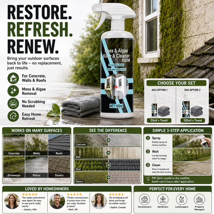 Fast-Acting Moss Remover Spray
