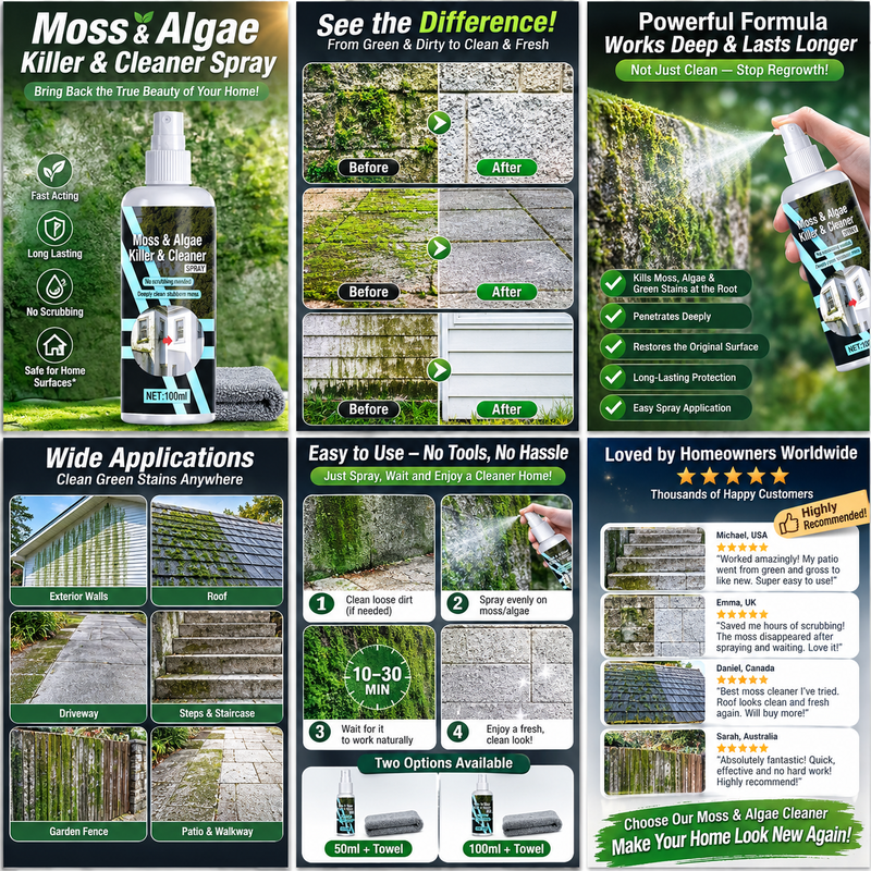 Fast-Acting Moss Remover Spray