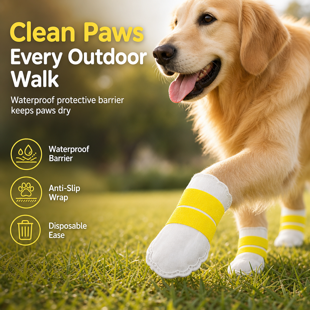 Disposable Waterproof Dog Paw Covers