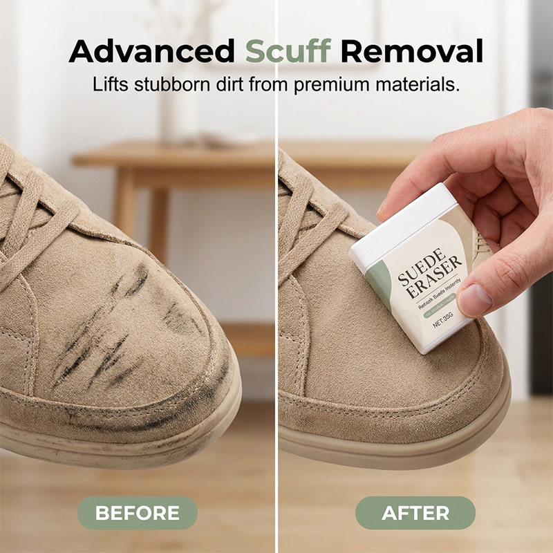 🥳2026 HOT SALE🥳💞50K+ SOLD! 👟✨ 50% OFF! Suede Eraser Cleaner – waterless, removes scuffs & dirt from suede, nubuck, shoes & bags. Quick & easy! 🧽✅