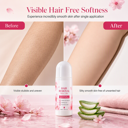 📢📢50% OFF !! ⏰Gentle Smooth Roll-On Body Hair Removal