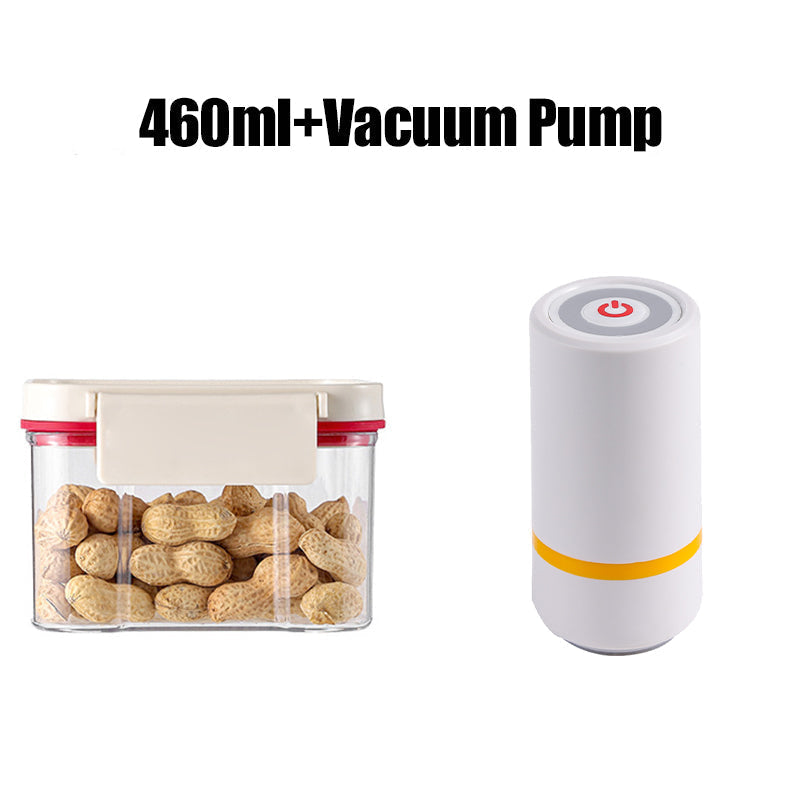 Vacuum Seal Plastic Storage Jar with Pump