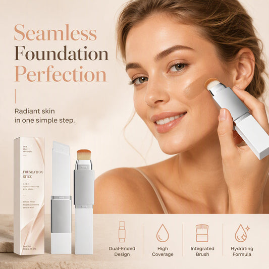 2-in-1 High Coverage Foundation Stick 💄 Foundation & Concealer Cream Makeup