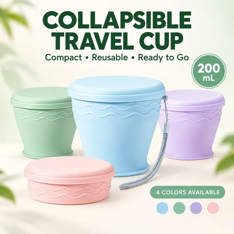 Portable Collapsible Silicone Travel Cup