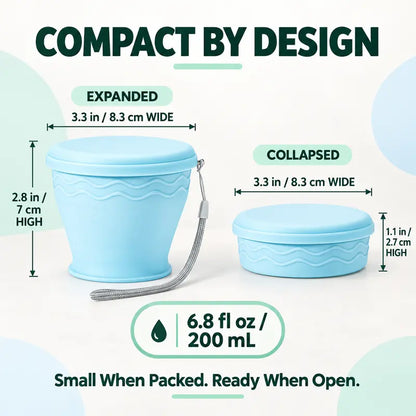Portable Collapsible Silicone Travel Cup