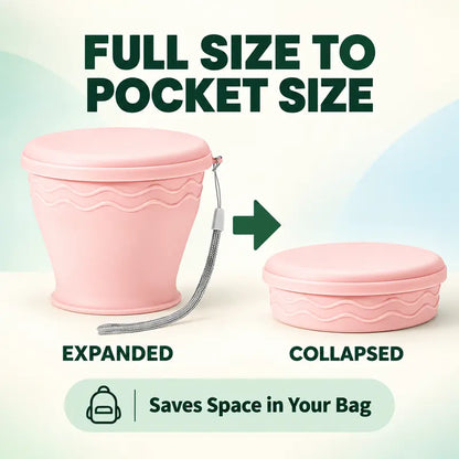 Portable Collapsible Silicone Travel Cup
