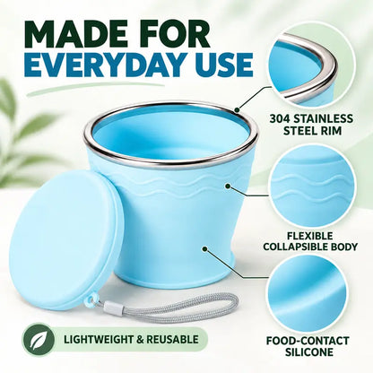 Portable Collapsible Silicone Travel Cup