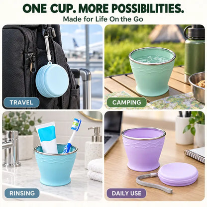 Portable Collapsible Silicone Travel Cup