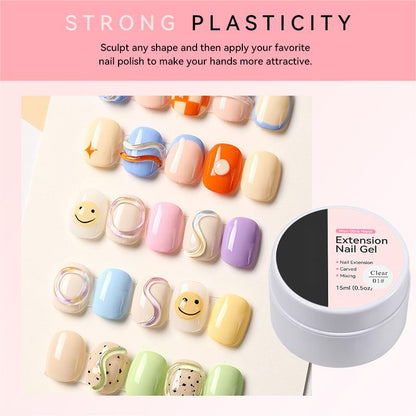 💅Buy 1 Get 1 Free⏰Solid Nail Extension Builder Gel✨Easy DIY Nail Extensions & Sculpting