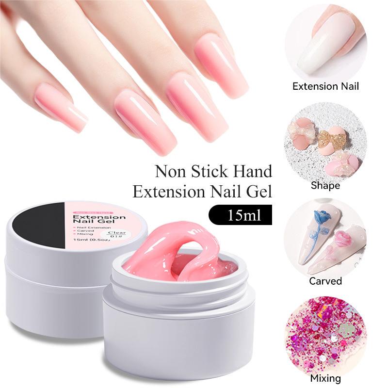 💅Buy 1 Get 1 Free⏰Solid Nail Extension Builder Gel✨Easy DIY Nail Extensions & Sculpting