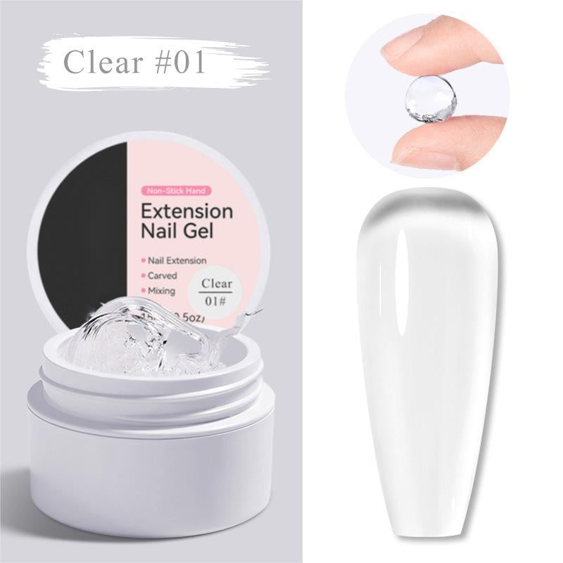 💅Buy 1 Get 1 Free⏰Solid Nail Extension Builder Gel✨Easy DIY Nail Extensions & Sculpting