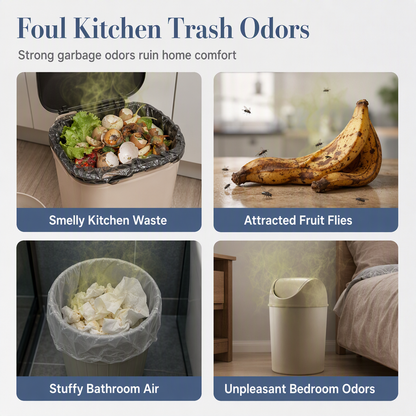 🥳2026 HOT SALE🥳💞50K+ SOLD! 🗑️🌿 50% OFF! Plant Extract Trash Can Deodorizer – natural enzymes break down odors, breathable membrane keeps bins fresh. Rose, jasmine & lavender! ✨✅