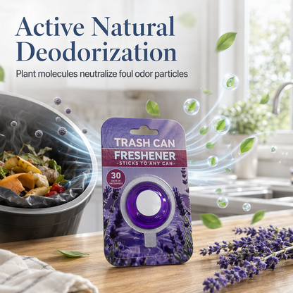 🥳2026 HOT SALE🥳💞50K+ SOLD! 🗑️🌿 50% OFF! Plant Extract Trash Can Deodorizer – natural enzymes break down odors, breathable membrane keeps bins fresh. Rose, jasmine & lavender! ✨✅
