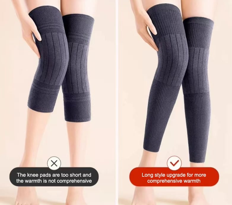 💖Black Friday Mega Deal – 50% off!💖❄️ Thermal Knee Warmers – Stretchy Winter Knee Sleeves for Outdoor Activities