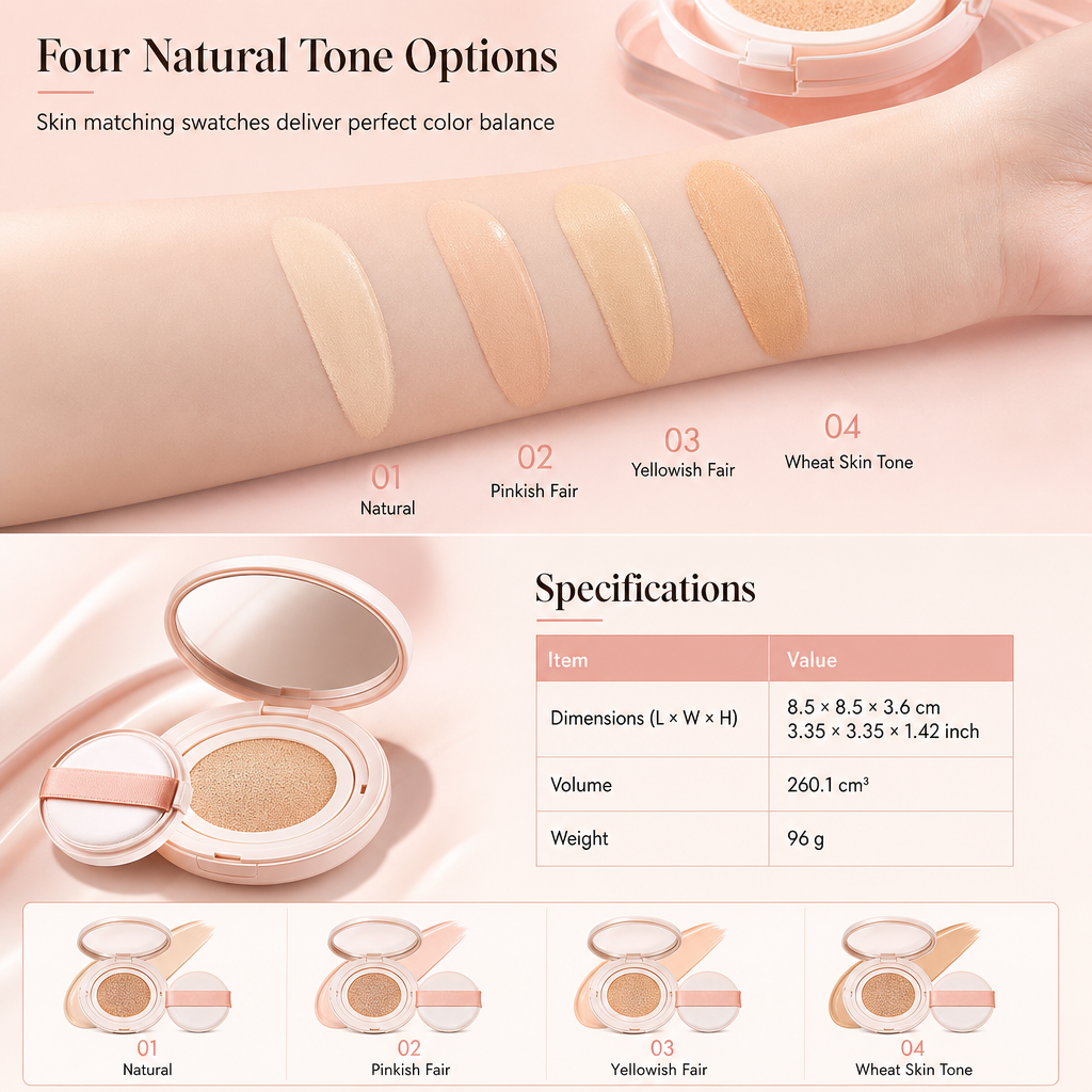 Hydrating Lightweight Cushion Foundation with Natural Coverage
