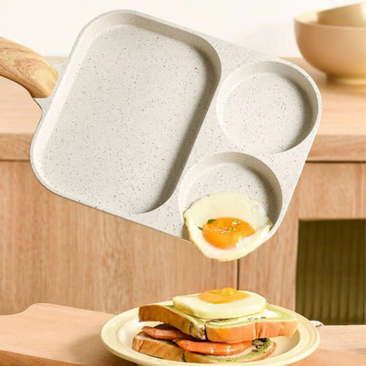 🎉💖2026 Best Seller – 38,000+ Sold!🥩🥚3-In-1 Split Non-Stick Pan