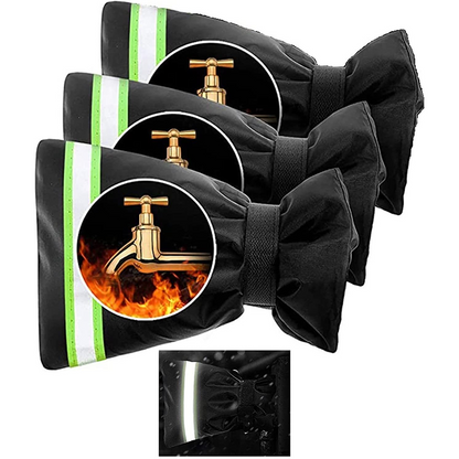 Outdoor Waterproof Faucet Covers with Reflective Strips