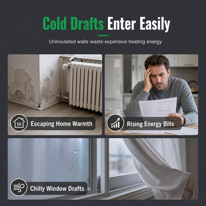 ♨️ Reflective Double Bubble Insulation Foil – Radiator Heat Reflector