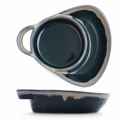 🍲 50% OFF! ✨ Retro Ceramic Divided Baking Dish – Vintage Style, Dual Compartments & Elegant Dining for Every Occasion ❤️