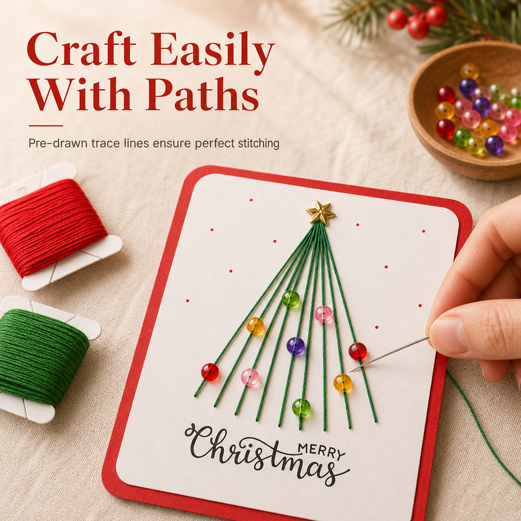 🎁Christmas Hot Sale 50% OFF🎅Merry Christmas DIY Greeting Card Making Kit