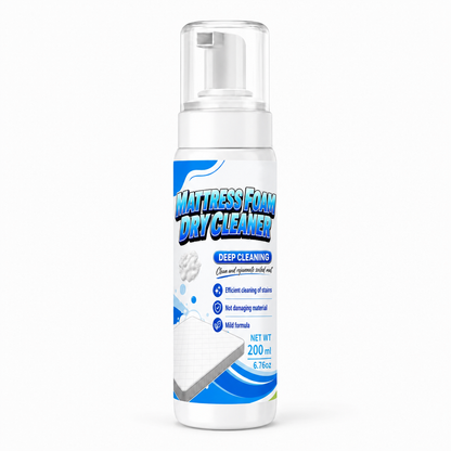 No-Rinse Mattress Foam Cleaner | Waterless Dry Cleaning Spray for Mattress, Sofa, Upholstery & Car Seats