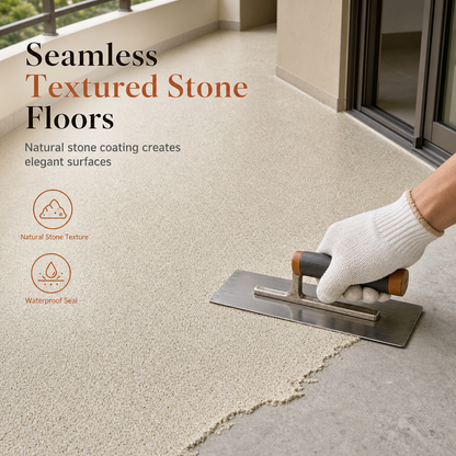 Marble Effect Textured Coating for Interior and Exterior Walls and Floors