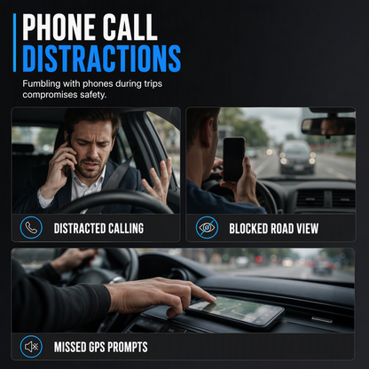 📢📢 50% OFF🚗SP11 Car Sun Visor Bluetooth Hands Free Speakerphone with Vibration Activated Auto Power On A2DP Support and Caller ID Voice Prompt