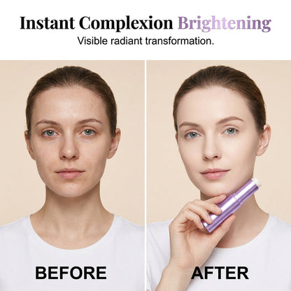 💄✨ 2-in-1 Color Changing Foundation Stick | Skin Tone Matching Cream Foundation Stick for Flawless Makeup