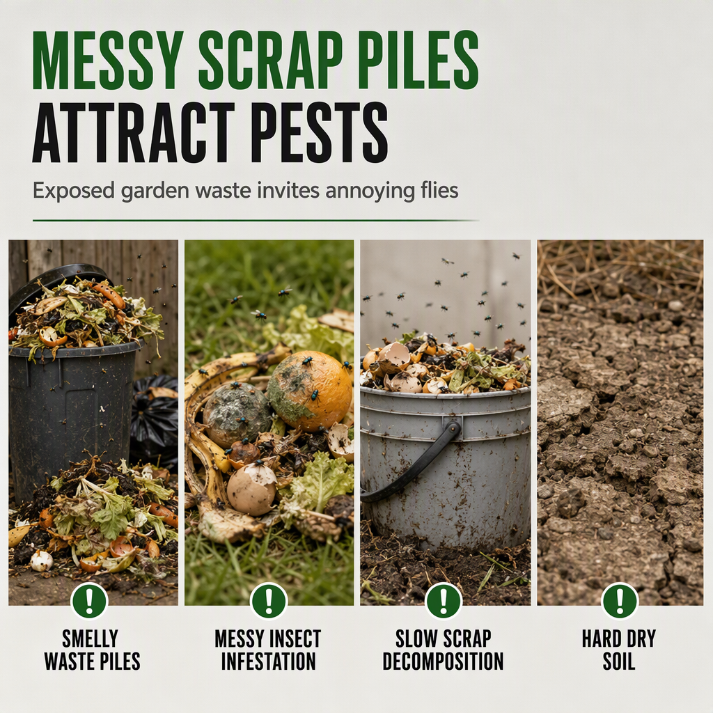 Stainless Steel Worm Composting Tube for Gardens